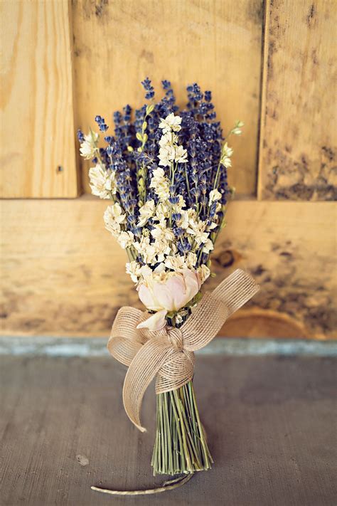 Lavender In A Bunch Is Just So Elegant View The Full Wedding Here