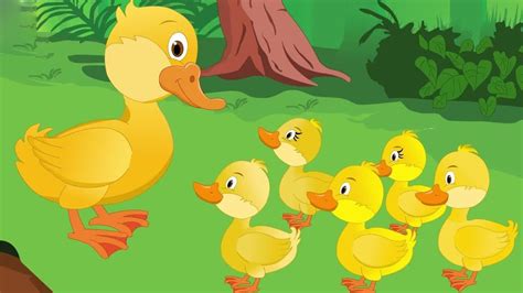 Five Little Ducks Went Out One Day English Nursery Rhymes Youtube
