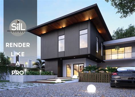 Even though there are no universal settings for the vray camera, whenever i do an exterior daylight. SilL designs 3dsmax Vray tutorial Exterior rendering | 3ds ...
