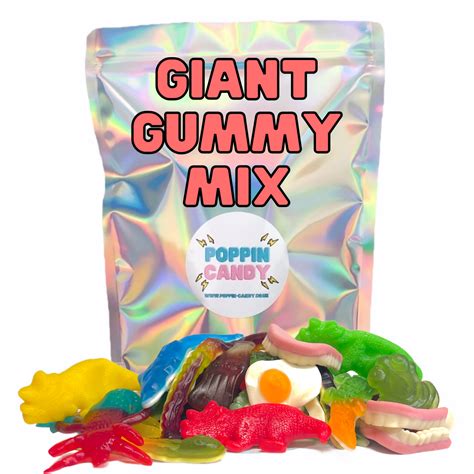 Giant Gummy Mix Poppin Candy