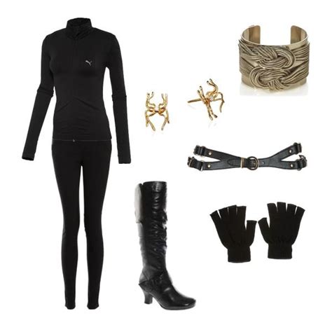 The Black Widow Fashion Casual Black