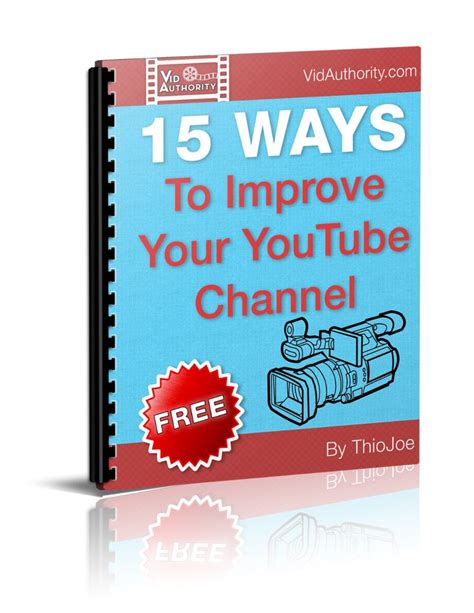 15 Ways To Improve Your Youtube Channel You Youtube Improve Yourself