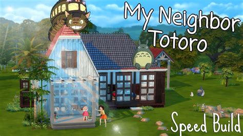 My Neighbor Totoro House Speed Build Part 2 The Sims 4 Youtube