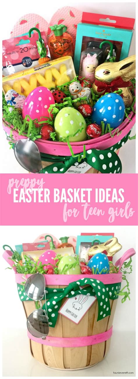 Preppy Easter Basket Ideas For Teen Girls