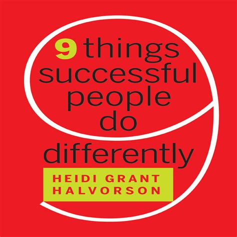 Nine Things Successful People Do Differently Audiobook Listen