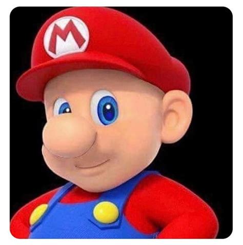 Mario Without His Mustache Funny