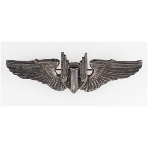 Wwii Us Sterling Silver Bomber Wings