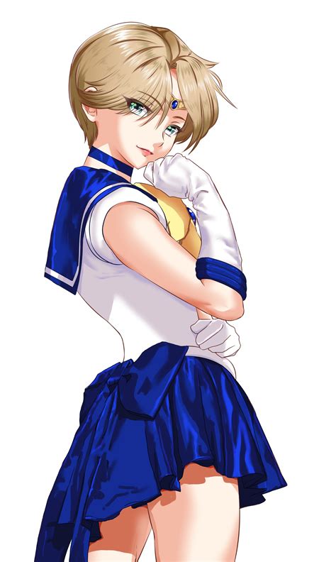 Safebooru 1girl Absurdres Arion Canvas Back Bow Bishoujo Senshi Sailor Moon Blue Bow Blue