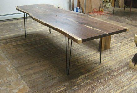 Table, desk, & bench legs. wood slab hairpin leg table | I Can Totally Make That ...