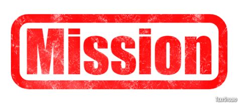 Mission Text Effect And Logo Design Word