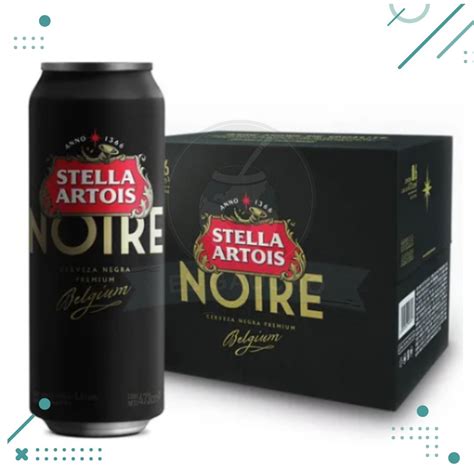 Stella Artois Noire Negra Cerveza 473ml X 6 El Gaucho Store