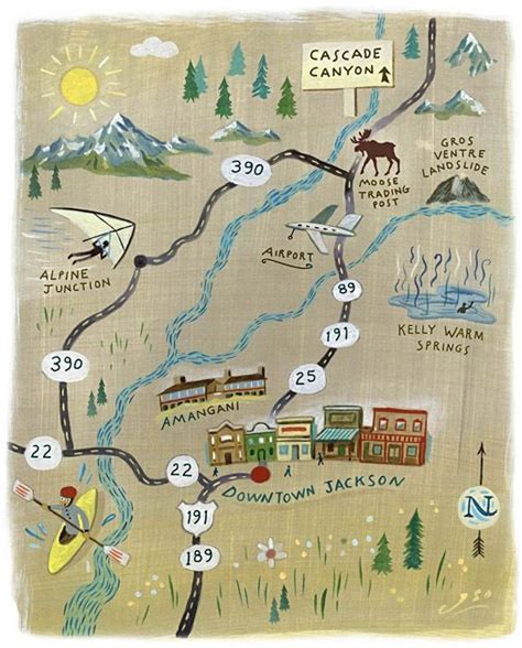 Map Of Jackson Hole Wyoming Maping Resources