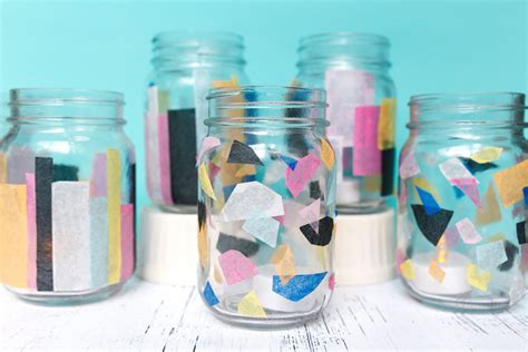 How To Make Colorful Stained Glass Diy Tissue Paper Lanterns The