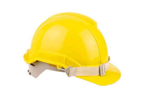 Plastic Yellow Safety Helmet Or Construction Hard Hat Concept Safety