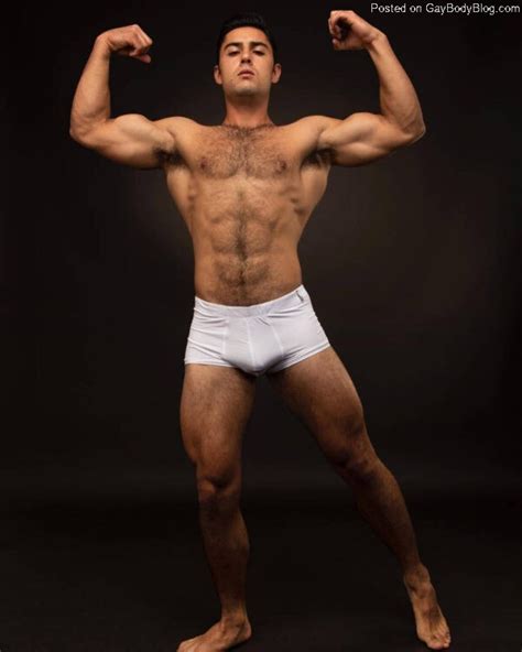 Drooling Over Hairy Muscle Hunk Luis Mart N