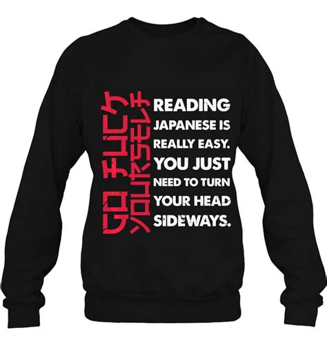 reading japanese is really easy go fuck yourself t shirts hoodies svg and png teeherivar