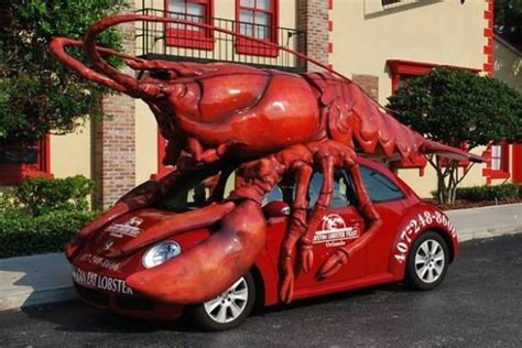 Lobster Car Funny Looking Cars Weird Cars Lobster Fest