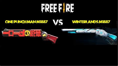 Free Fire One Punch Man Vs Winterland Which Is The Best Skin For The