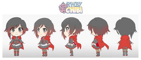 Rwby Chibi Ruby Turnaround Chibi Characters Rwby Anime Chibi