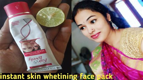 Only Min Instant Skin Whitening Face Pack Live Result Get Fair Look