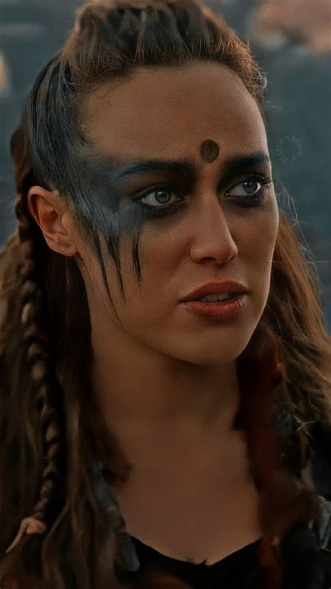 Wallpaper Lexa The 100 Show The 100 Poster Viking Makeup