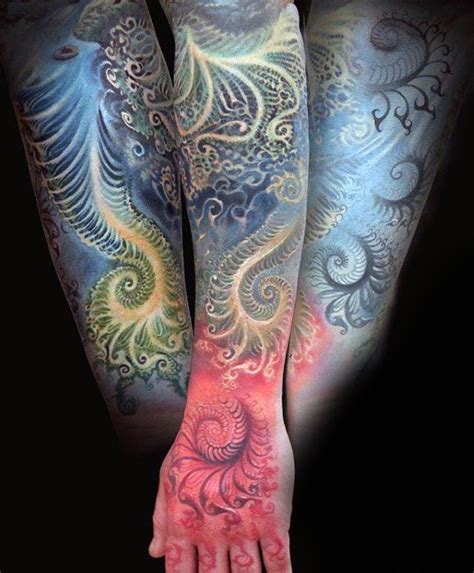 80 Fractal Tattoo Designs Für Männer Wiederholende Geometrie Tinten