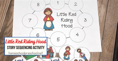 Printable Little Red Riding Hood Sequencing Activity