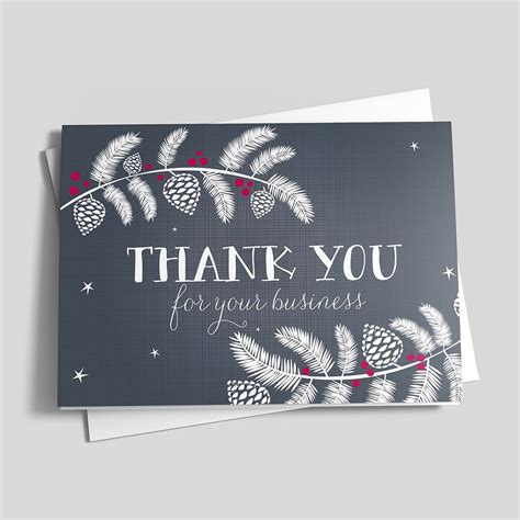 Maybe you would like to learn more about one of these? Woodsy Holiday Thank You - Business Holiday Cards from CardsDirect