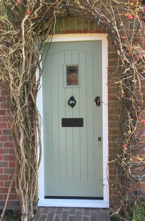 Chartwell Green Painted Timber Door Cottage Front Doors Green Front