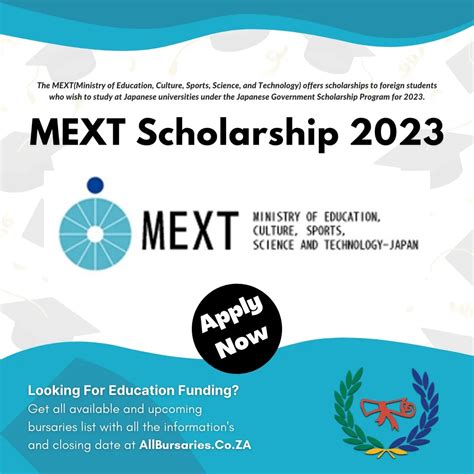 Apply For Mext Scholarship 2023 Mext Scholarship Scholarships Japanese