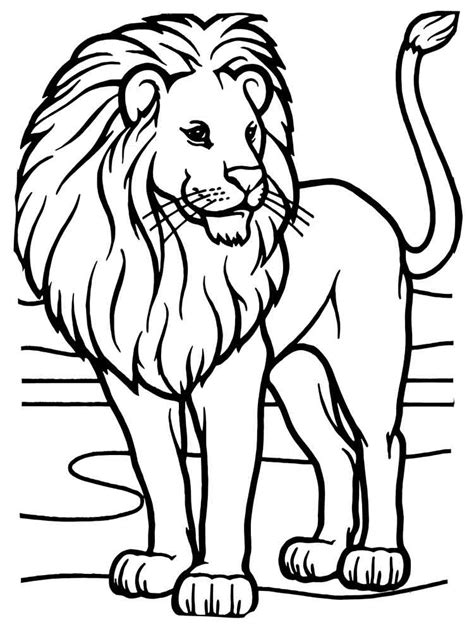 Top 20 lion coloring pages for kids Lion coloring pages. Download and print lion coloring pages