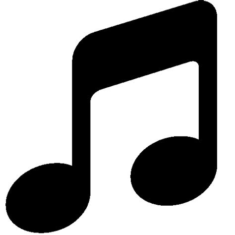 In music, a note is the pitch and duration of a sound, and also its representation in musical notation. 15 Black Music Note Icon Images - Music Note Clip Art ...