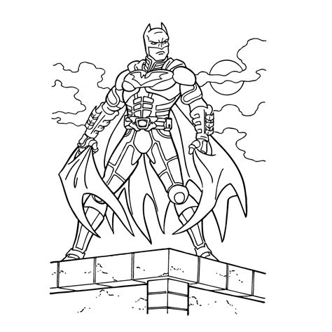 Batman kleurplaten Kleurplatenpagina.nl boordevol coole kleurplaten