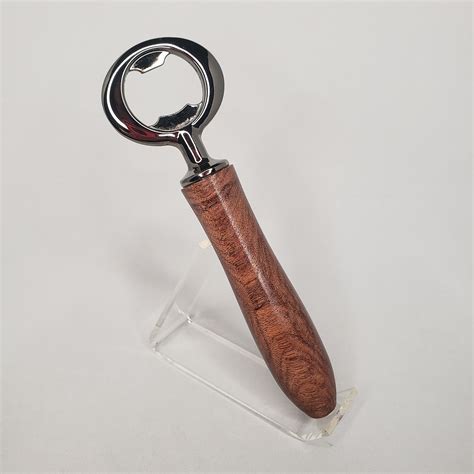 Unique bottle opener with Texas mesquite handle- Sawdust and Bullets