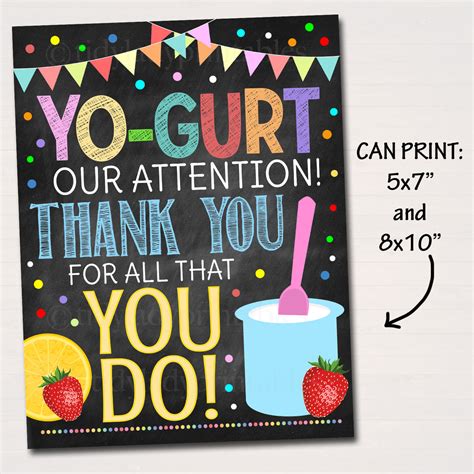 Teacher Appreciation Breakfast Printable Food Decor Signs - TidyLady ...