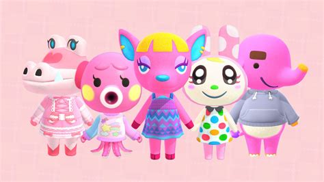 All Pink Villagers In Animal Crossing New Horizons Gamepur
