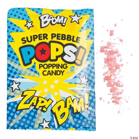 Superhero Popping Hard Candy Fun Packs 36 Pc Oriental Trading