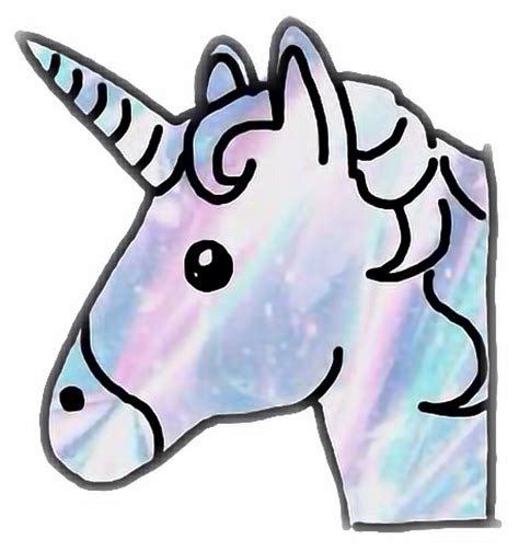Unicorn Emoji Transparent Background Galaxy Unicorn Emoji Clip Art