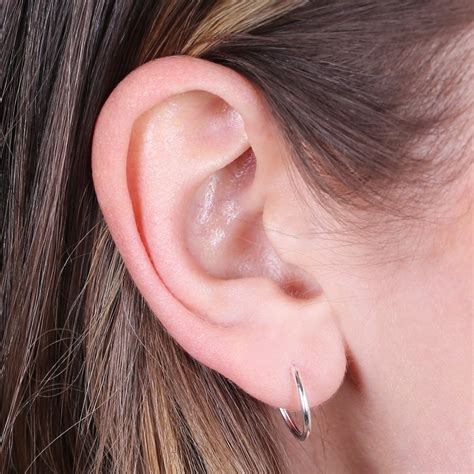 Small Sterling Silver Hoop Earrings Lisa Angel