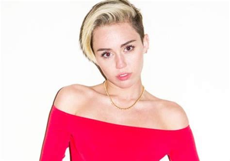 Miley Cyrus Goes Topless For Campaign Again Hollywood News India Tv
