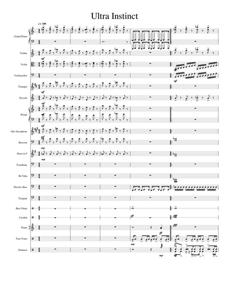 Play along with guitar, ukulele, or piano with interactive chords and diagrams. Dragon Ball Super - Ultra Instinct Theme sheet music for ...