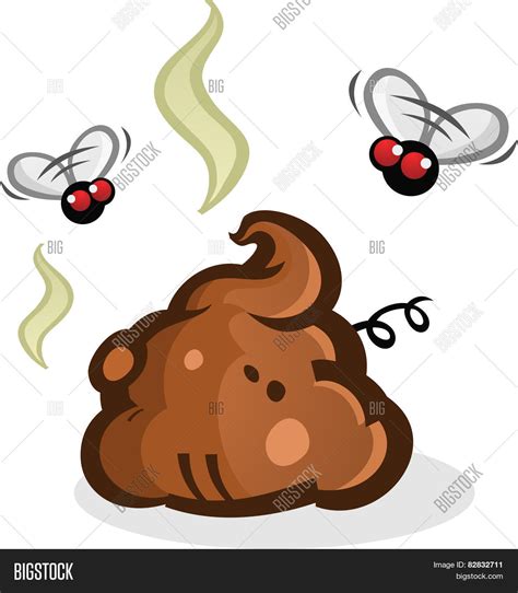 Stinky Poop Pile Vector And Photo Free Trial Bigstock