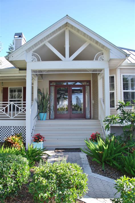 Front Entry Key West Style Old Southern Homes Tropical Houses Key