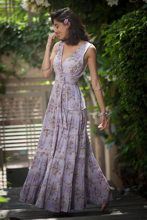 Lavender Maxi Dress Lavender Maxi Dress Romantic Maxi Dress Boho