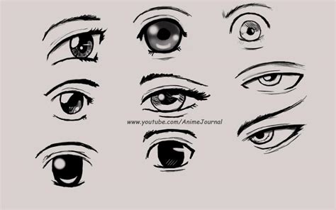 This tutorial will be for the most common anime / manga eye style for females which is a large and cute for the upper eyelid, create a curved line similar to the one shown above. How to Draw Cute Anime Eyes by Judy-Art on DeviantArt