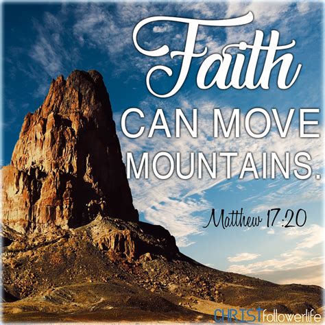 Bible Verses Faith Can Move Mountains Matthew 1720 Bible Bible