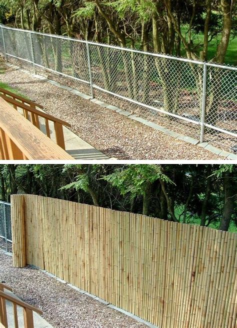 9 381 просмотр 9,3 тыс. Bamboo Fence Rolls | Backyard fences, Landscaping along ...