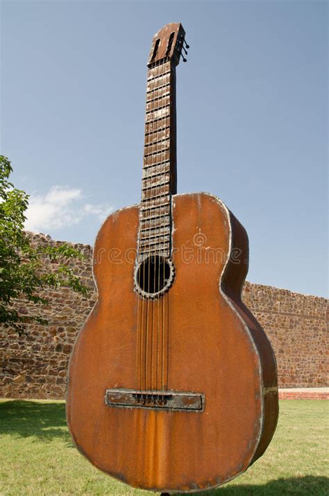 Guitar Statue Oklahoma Editorial Stock Image Image Of Park 65863639