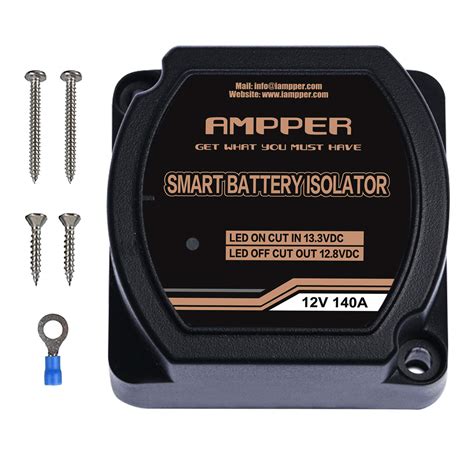 Buy Ampper 12v 140amp Dual Battery Isolator Battery Voltage Sensitive