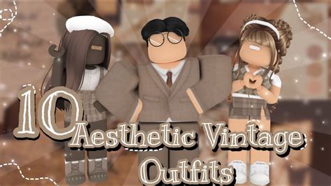 10 Vintage Roblox Outfits Aesthetic With Links Xcandyc0rex